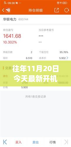 揭秘往年11月20日最新开机号，神秘面纱下的今日揭秘