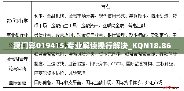 澳门彩019415,专业解读操行解决_KQN18.86